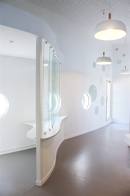 Rénovation d'une crèche, Toulon, Var – vue accueil